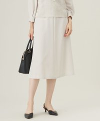 JIYU-KU(LARGE SIZE)/【セットアップ対応・洗える】トリアセダブルクロスフレア スカート/506851716