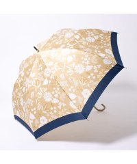 LANVIN en Bleu(umbrella)/長傘 バイカラー 花柄 サテンプリント 耐風傘 ジャンプ/506865646