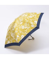 LANVIN en Bleu(umbrella)/折りたたみ傘 バイカラー 花柄 サテンプリント 耐風傘 クイックアーチ/506865647