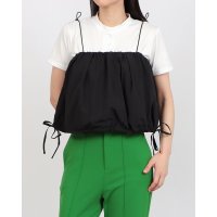 STYLEBLOCK/スタイルブロック STYLEBLOCK Nタフタ×メタリックタフタバルーンビスチェ/507034577