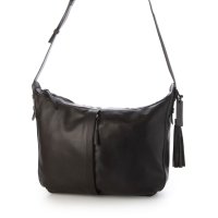 Leather Laboratory/レザーラボラトリー Leather Laboratory ゴートレザー軽量本革ショルダーバッグ ラージサイズ/507092554