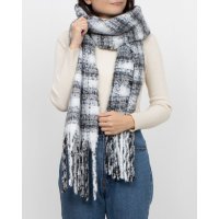 cache nez/カシュネ cache nez ブークレオンブレーチェックストール/507611541