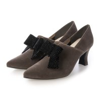 Launa lea/ラウナレア Launa lea 【24AW】7cmリボンベルベットブーティー(0585）/507629105