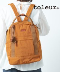 toleur/トーラ toleur リンクルナイロンB/カウレザーリュック デイパック/11662/507629518