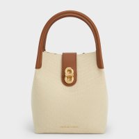 CHARLES & KEITH/Aubrielle オブリエル デニムバケットバッグ 【再入荷】/507635476