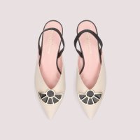 PRETTY BALLERINAS/プリティ・バレリーナ Pretty Ballerinas CLEMENTINE leather－backstrap（クレメンタイン レザー バックストラップ）ポ/507636086