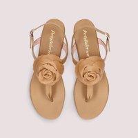 PRETTY BALLERINAS/プリティ・バレリーナ Pretty Ballerinas JUDY leather oversized flower（ジュディ レザー オーバーサイズ フラワー/507636116