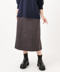eur3/【大きいサイズ/a.v.v×eur3】フェイクスエードタイトスカート/507640416