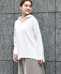 eur3/【大きいサイズ/a.v.v×eur3】ハーフジップダンボールフーディー/507640418