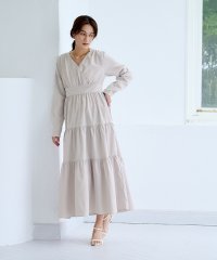 ur's/カシュクールティアードワンピース/507640660