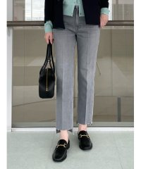 Mila Owen/裾段差テーパードデニムパンツ/507640816