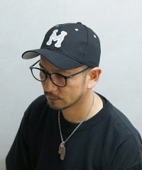 PENNANT BANNERS/ペナントバナーズ PENNANT BANNERS 帽子 キャップ メンズ BBキャップ デニム ヒッコリー ストライプ エンブレム ワッペン PENNANTBA/507641202
