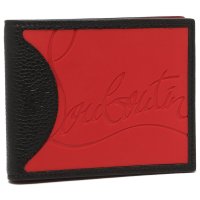 Christian Louboutin/クリスチャン ルブタン Christian Louboutin 二つ折り財布 ブラック レッド メンズ Christian Louboutin 3195052 /507641266