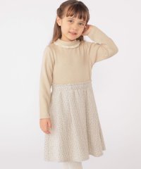 SHIPS KIDS/SHIPS KIDS:100～130cm / リブ×ファンシー ツイード ワンピース/507641547