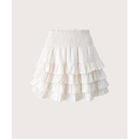 LA POMME petit/ラポミ プチ LA POMME petit Flare Pleats High Waist Skirt フレアプリーツハイウエストスカート/507642517