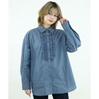 F.i.n.t/フィント F i.n.t ピコフリルビッグシャツ【洗える】/507643798