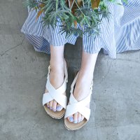 enchanted/エンチャンテッド enchanted クロスオーバースリングバッグウェッジサンダル/507044626