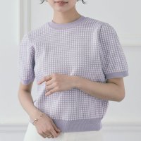 KiraKiraShop/キラキラショップ KiraKiraShop サマーニット《前後2way総柄サマーニットトップス 全5色》 ［jks0212］/507159597