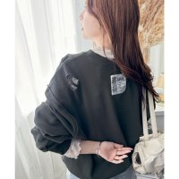 Classical Elf/クラシカルエルフ Classical Elf 《Javaジャバコラボ》大人のこなれ感。ダメージ加工裏起毛スウェット/507549193