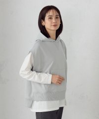 COMME CA ISM /【セットアイテム】裏毛フーディベスト＋ロングTシャツ / セットアップ対応/507600179