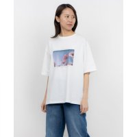 BAZAINE/バゼーヌ BAZAINE 接触冷感・USAコットン「プリントTシャツ」/507625917