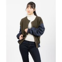 EGLANTINE/エグランティーヌ EGLANTINE 裾フリル素材切り替えブルゾン/507645138