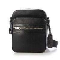 Leather Laboratory/レザーラボラトリー Leather Laboratory 牛革 縦型ショルダーバッグ ブラック/507645171