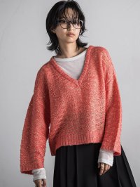 MAYSON GREY/メイソングレイ MAYSON GREY WEB スパンコールシャギーニットプルオーバー≪手洗い可能≫/507646357