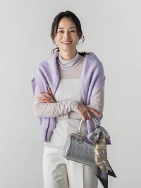 LAUTREAMONT/ロートレアモン LAUTREAMONT 【WEB限定】カシミヤシルクシアーラメタートル≪手洗い可能≫/507646361