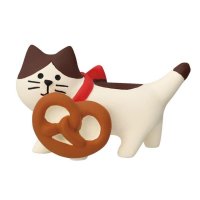 cinemacollection/シネマコレクション cinemacollection concombre やまねこベーカリー まったりパンまつり マスコット パン運び子猫 プレッツェル デコレ/507646637