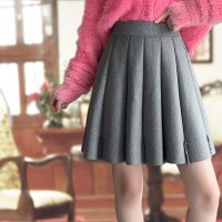 ica/アイカ ica スカート ニットスカート ミニスカート ショートスカート フレアスカート Aラインスカート ショート丈 暖かい 厚手 ニット 膝上 Aライン フ/507646901