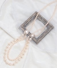 Retica/レティカ Retica パールビジュー切り替え二連ロングネックレス/507659264