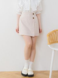Emsexcite/エムズエキサイト ems excite 前釦ラップミニスカート/507168028