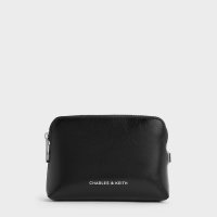 CHARLES & KEITH/Atwood アットウード クリンクルエフェクトチェーンハンドルポーチ/507641158