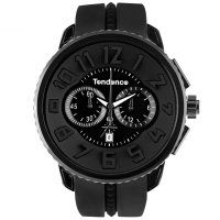 Tendence/テンデンス Tendence テンデンス TENDENCE ガリバーラウンド メンズ 時計 TG460010D クォーツ ブラック シリコン/507696878