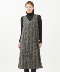 GIANNI LO GIUDICE/[洗える]ウール混ボイルリボンプリントジャンバースカート/507698502