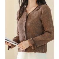 Lace Ladies/レースレディース Lace Ladies 袖リボン 配色ライン 長袖 ニット カーディガン/507700170