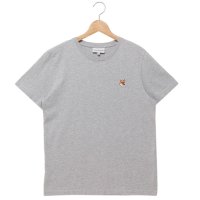 MAISON KITSUNE/メゾンキツネ MAISON KITSUNE Tシャツ カットソー フォックスヘッド パッチ グレー レディース MAISON KITSUNE LW00105 K/507700524