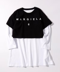 MM6 Maison Margiela/エムエムシックス メゾン マルジェラ MM6 Maison Margiela Kids & Junior ブランドロゴ長袖ワンピース/507700624