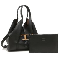 TODS/トッズ TOD'S ハンドバッグ ショルダーバッグ Tタイムレス ショッピングバッグ ミニ ブラック レディース TOD'S XBWTSBA9100 Q8E B/507704072