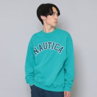 GLAZOS/グラソス GLAZOS 【NAUTICA】フロントロゴアップリケトレーナー/507705262