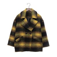 Anna Nicola/アンナニコラ Anna Nicola フェイクウールチェックコート/507707278