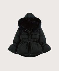 LA POMME petit/ラポミ プチ LA POMME petit Puff Belted Duck Down Coat ベルト付きパフダックダウンコート/507707355