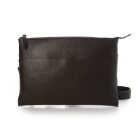 Leather Laboratory/レザーラボラトリー Leather Laboratory 天然シボ本革サコッシュM ダークブラウン/507707803