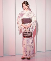 Retica/レティカ Retica 妖艶 生成り地×乱菊 ゆかた3点セット (浴衣+兵児帯+下駄)/507708391