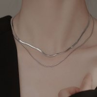 Diamond Hearts/ダイヤモンドハーツ Diamond Hearts 2連スネークチェーンネックレス/507708458