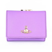 Vivienne Westwood/ヴィヴィアン ウエストウッド Vivienne Westwood 3つ折り財布 サフィアーノ バイオグリーン SMALL FRAME WALLET 511500/507708544