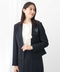 MK MICHEL KLEIN/カラーレスラメツイードジャケット/セットアップ対応/洗える/507712067