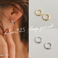 styiro/スタイロ styiro Silver シルバー ミニフープピアス 13mm/506889563