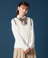 a.v.v(KID'S)/[140－160]【卒服】配色ニットベスト/507042803